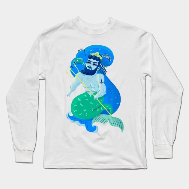 NEPTUNE Long Sleeve T-Shirt by Spanico